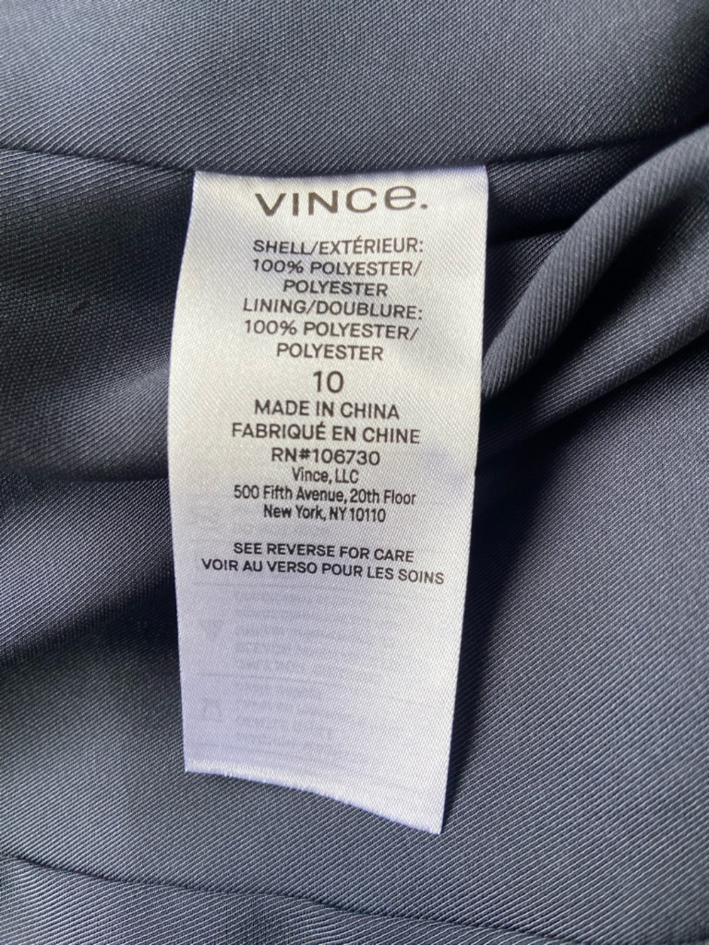 Vince Women's Velvet Classic Double Breasted Blue Blazer Sz 10 Luxe Old Money - Picture 9 of 13